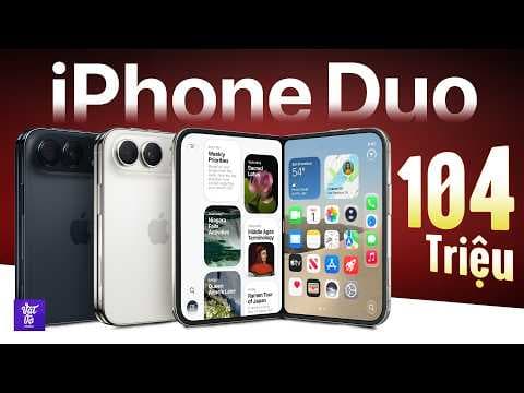 Thumbnail: iPhone Duo ra mắt: điện thoại gập 65 triệu của Apple