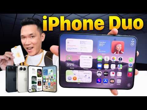 Thumbnail: Trên tay iPhone Duo đầu tiên của Apple